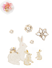 うさぎのアクセサリー